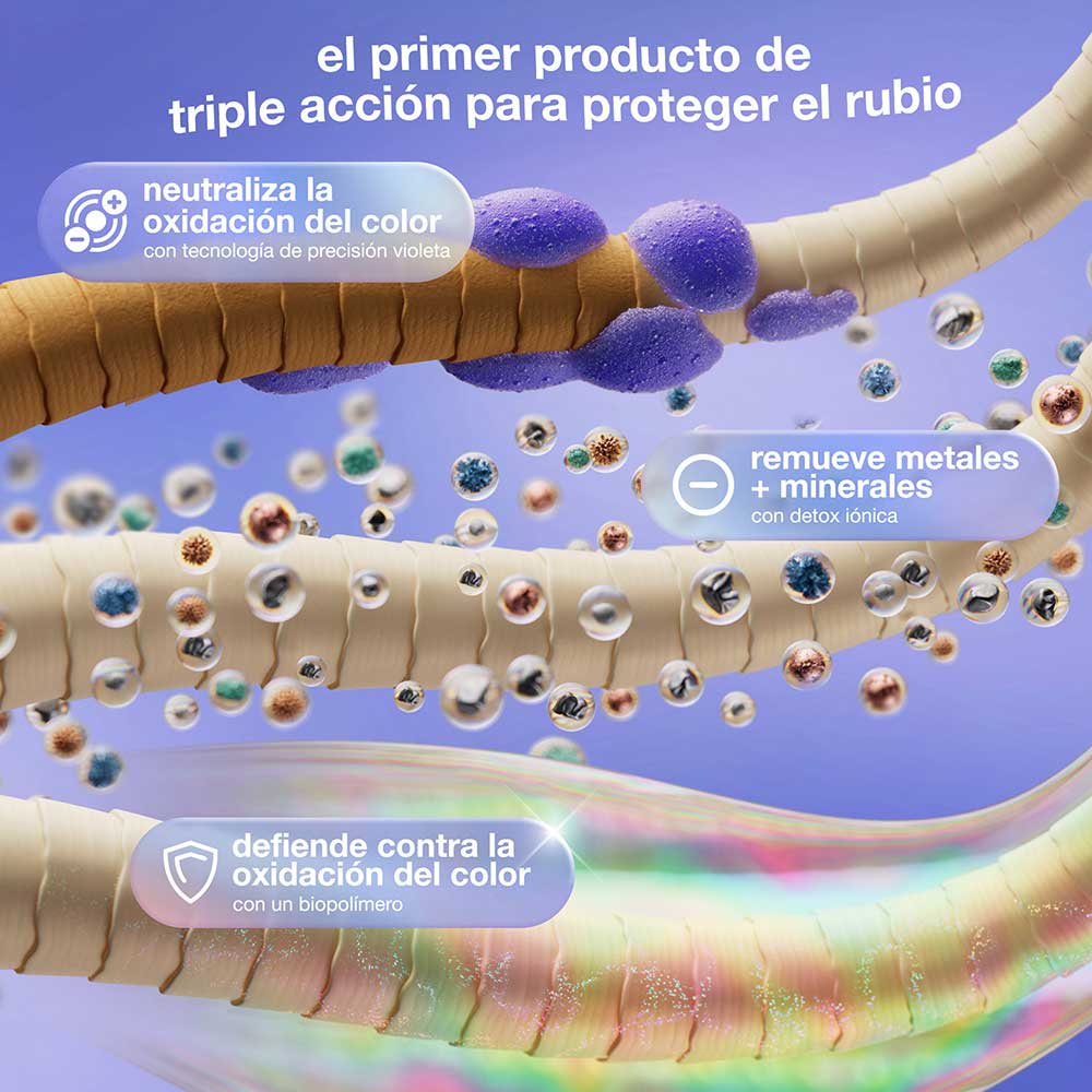 TRIPLEBRIGHT OXIDATION DEFENSE PURPLE SHAMPOO FOAM (SHAMPOO MORADO EN ESPUMA)